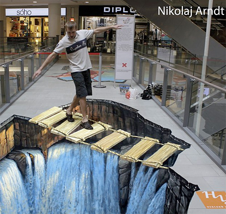 Nikolaj Arndt 3D Street Art