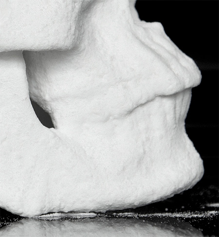 Skull Made out of Cocaine