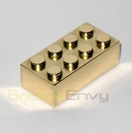 LEGO Bricks Made of Gold