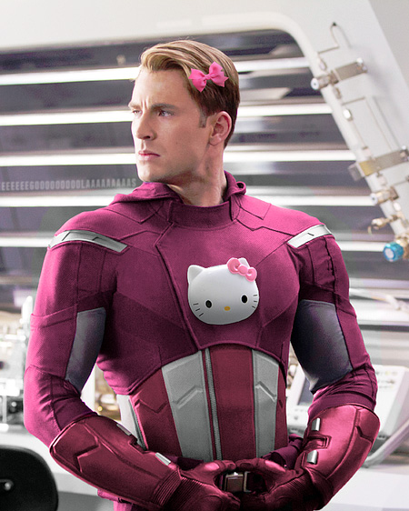 Hello Kitty Captain America