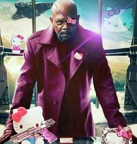 Hello Kitty Nick Fury