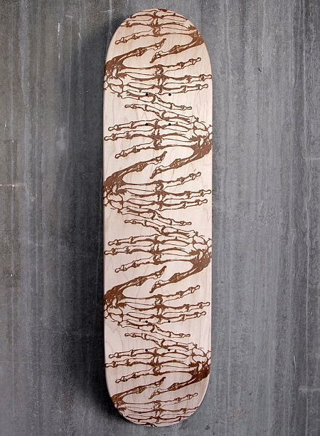 Laser Etched Skateboard