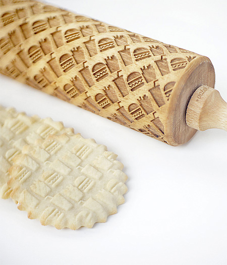 Laser Engraved Rolling Pin