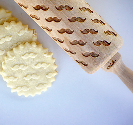 Moustache Rolling Pin