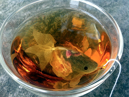 CHARM VILLA Goldfish Tea Bag