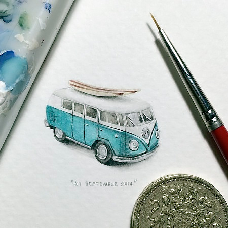 Micro Paintings by Lorraine Loots