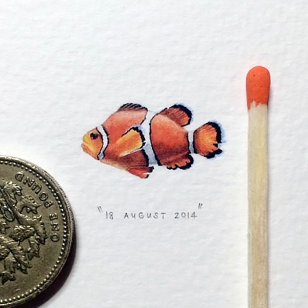 Tiny Paintings by Lorraine Loots