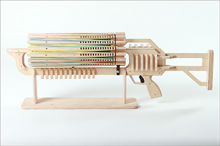 Rubber Band Machine Gun By Alex Shpetniy