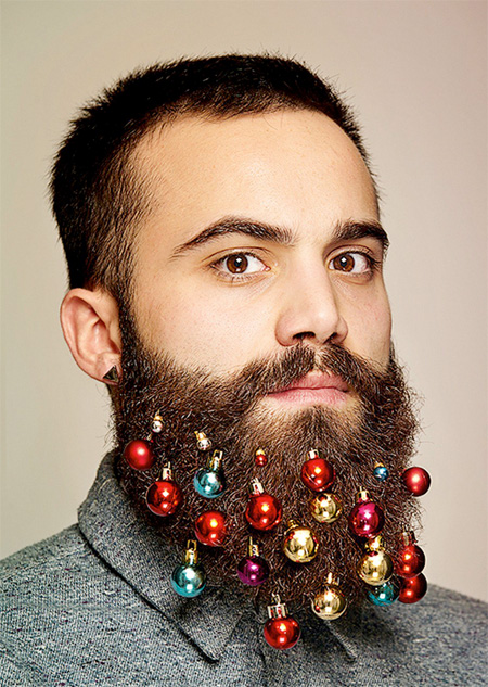 Beard Christmas Ornaments