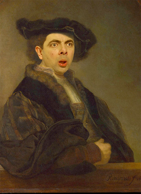 Rowan Atkinson in Classic Paintings