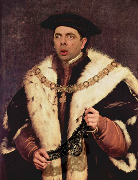 Mr Bean in Famous Paintings