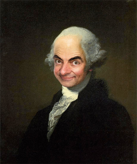 Mr Bean Painting