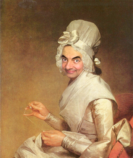 Rowan Atkinson Painting