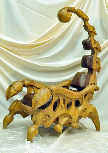 Wooden Scorpion Chair