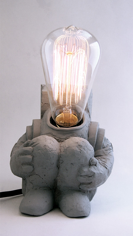 Matthew Borgatti Spaceman Lamp