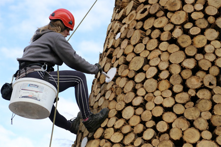 Log Christmas Tree