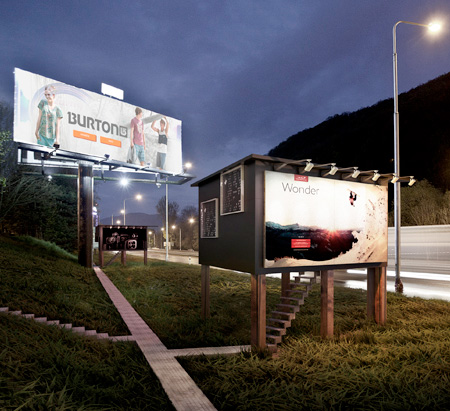 Billboard House for Homeless