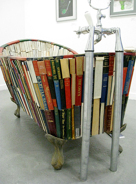 Bathtub Made Out of Books