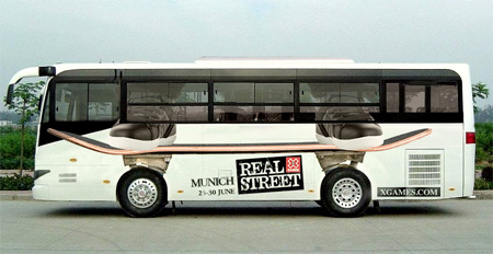 X Games Skateboard Bus