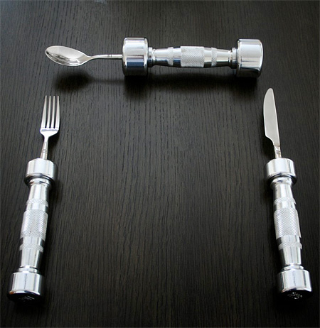 Dumbbell Utensils