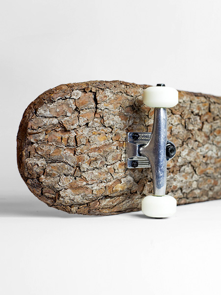 Natural Wooden Skateboard