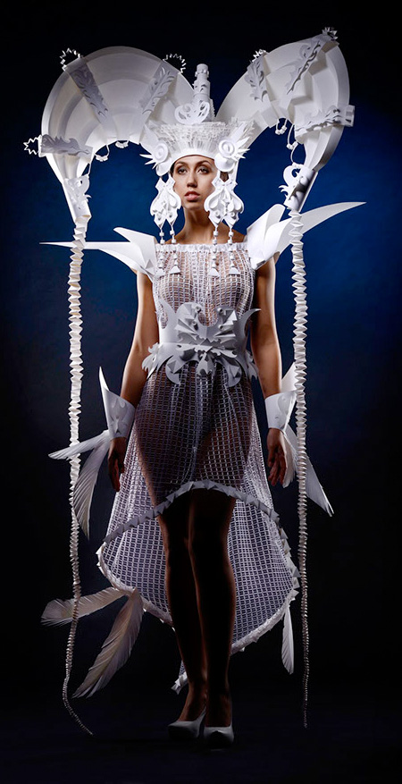 Asya Kozina Paper Dress