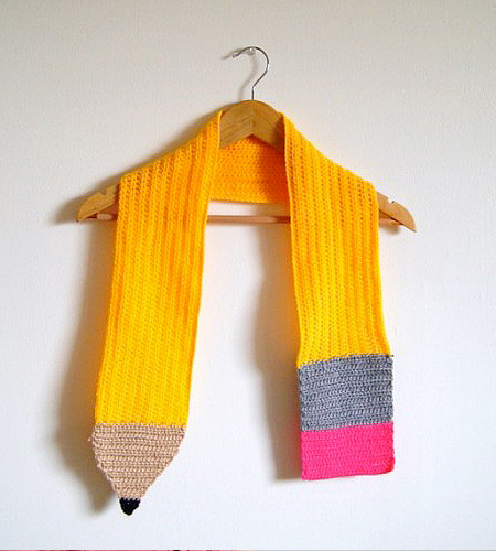 Knitted Pencil Scarf