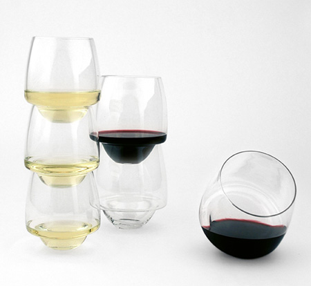 Spill-proof Wine Glasses