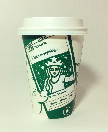 Starbucks Coffee Cup Art