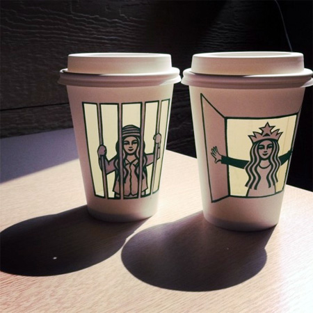 Soo Min Kim Starbucks Coffee Cup