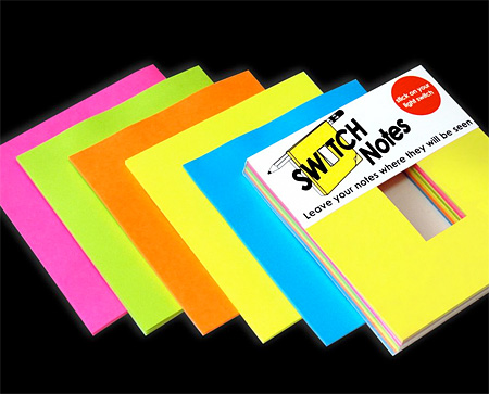 Light Switch Sticky Notes