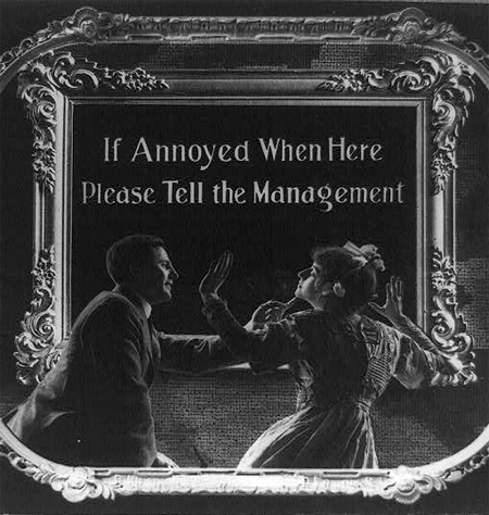 1912 Movie Theater Rules