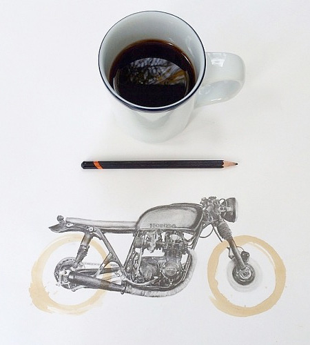 Coffee Stain Drawing