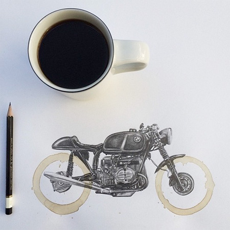 Carter Asmann Coffee Ring Drawings