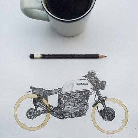 Carter Asmann Coffee Ring Drawing