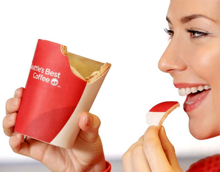 KFC Edible Coffee Cups