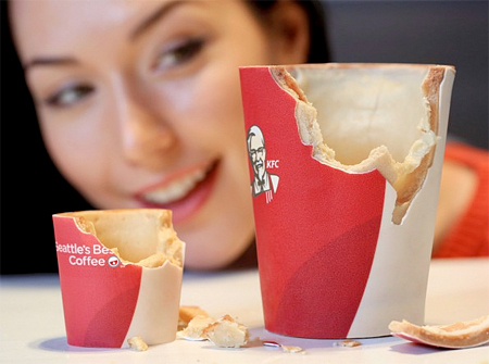 KFC Edible Coffee Cup