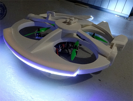 Millennium Falcon Quadrocopter