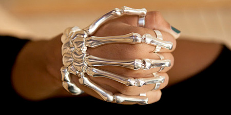 Skeleton Hand Bracelet