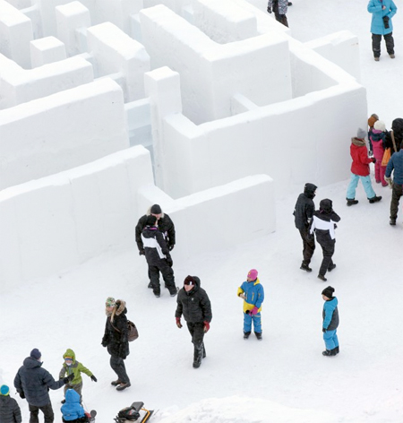 Snow and Ice Maze