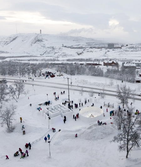 Winter Labyrinth