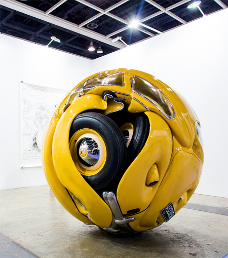 VW Beetle Sculpture