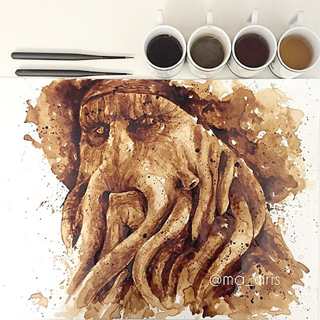 Painting with Coffee