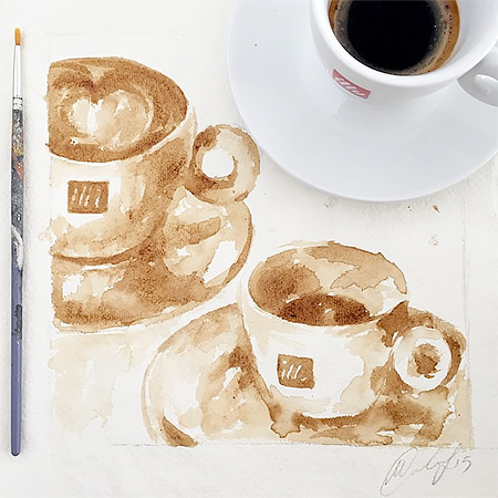 Maria Aristidou Coffee Art