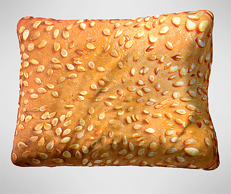 Hamburger Pillow