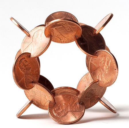 Robert Wechsler Coin Sculptures