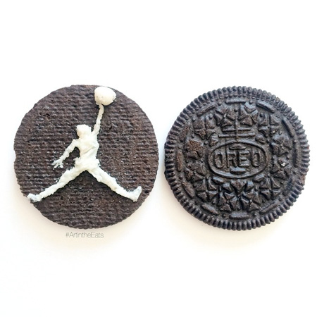 Oreo Cream Art