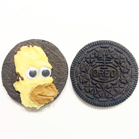 Tisha Cherry Oreo Cookie Art