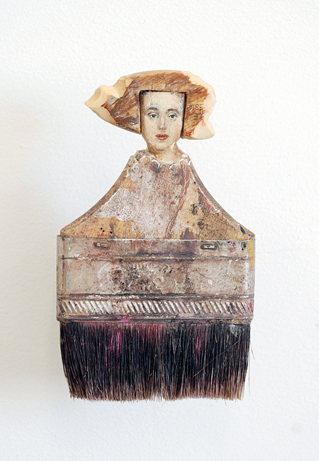 Art Carved into Paintbrushes