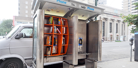 Phone Booth Library